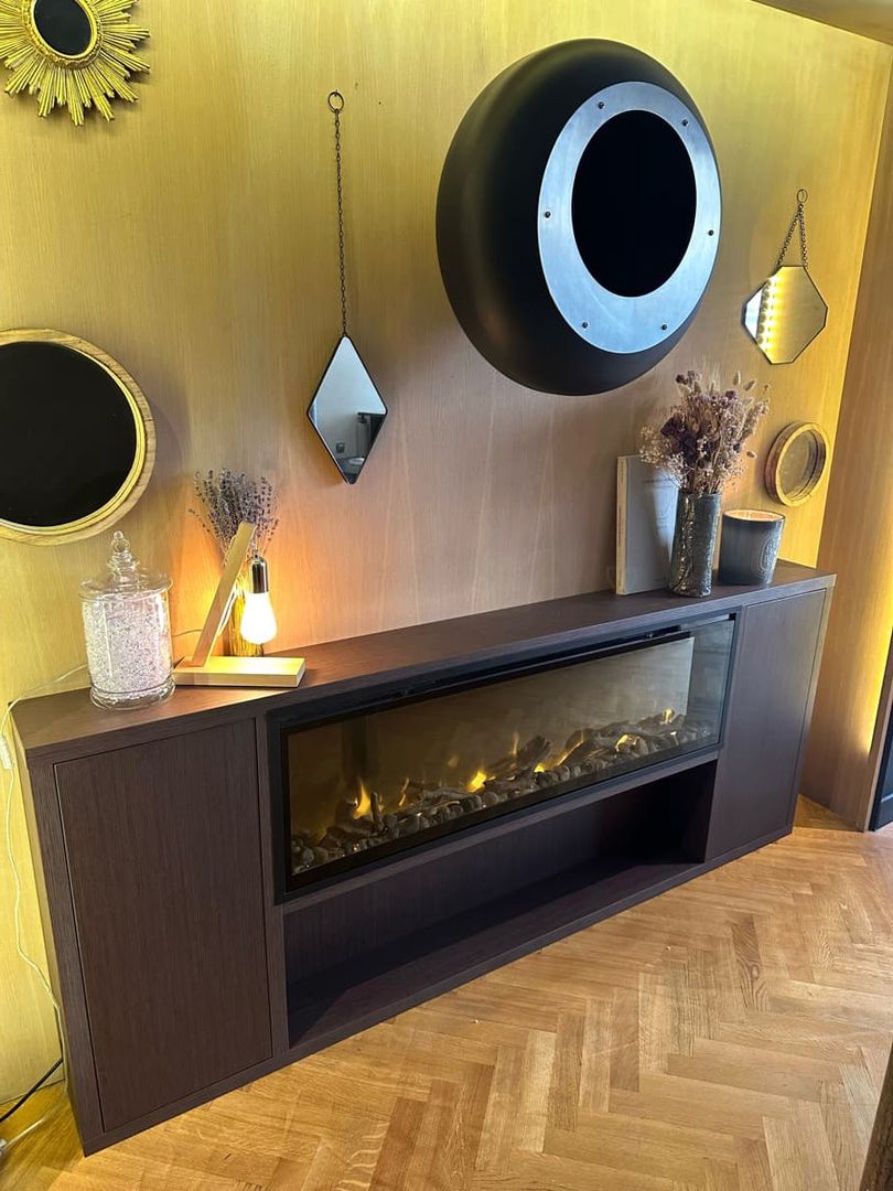 Buffet intégrant une cheminée - Vue 1