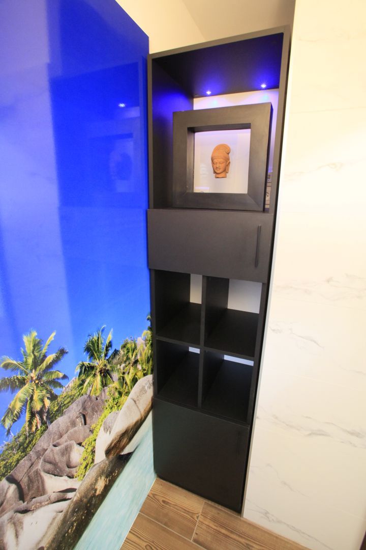 Custom Bathroom Column Cabinet