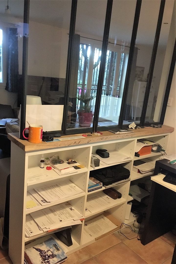 Meuble séparateur de pièce sur-mesure