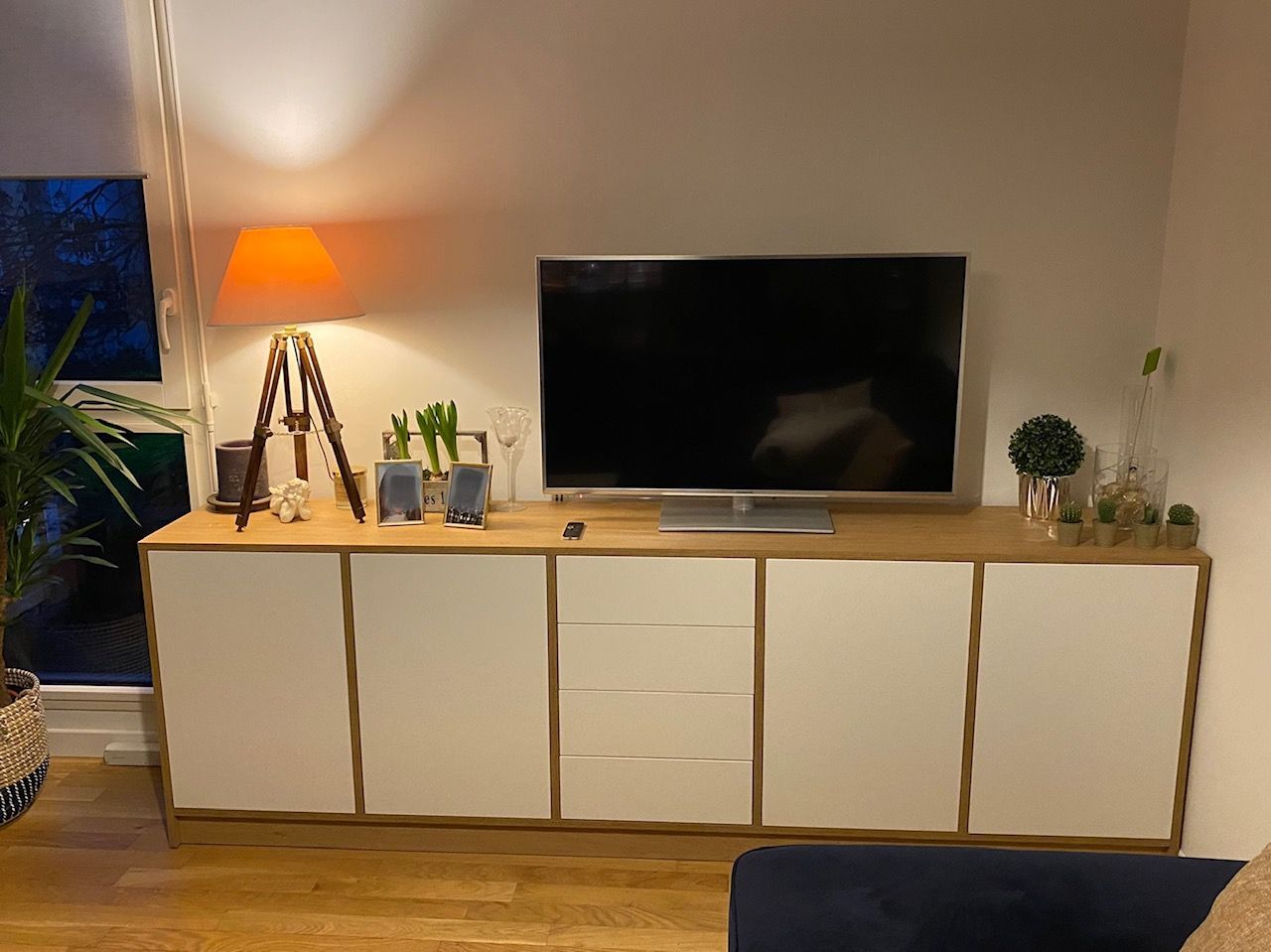 Meuble télé avec rangement modulable