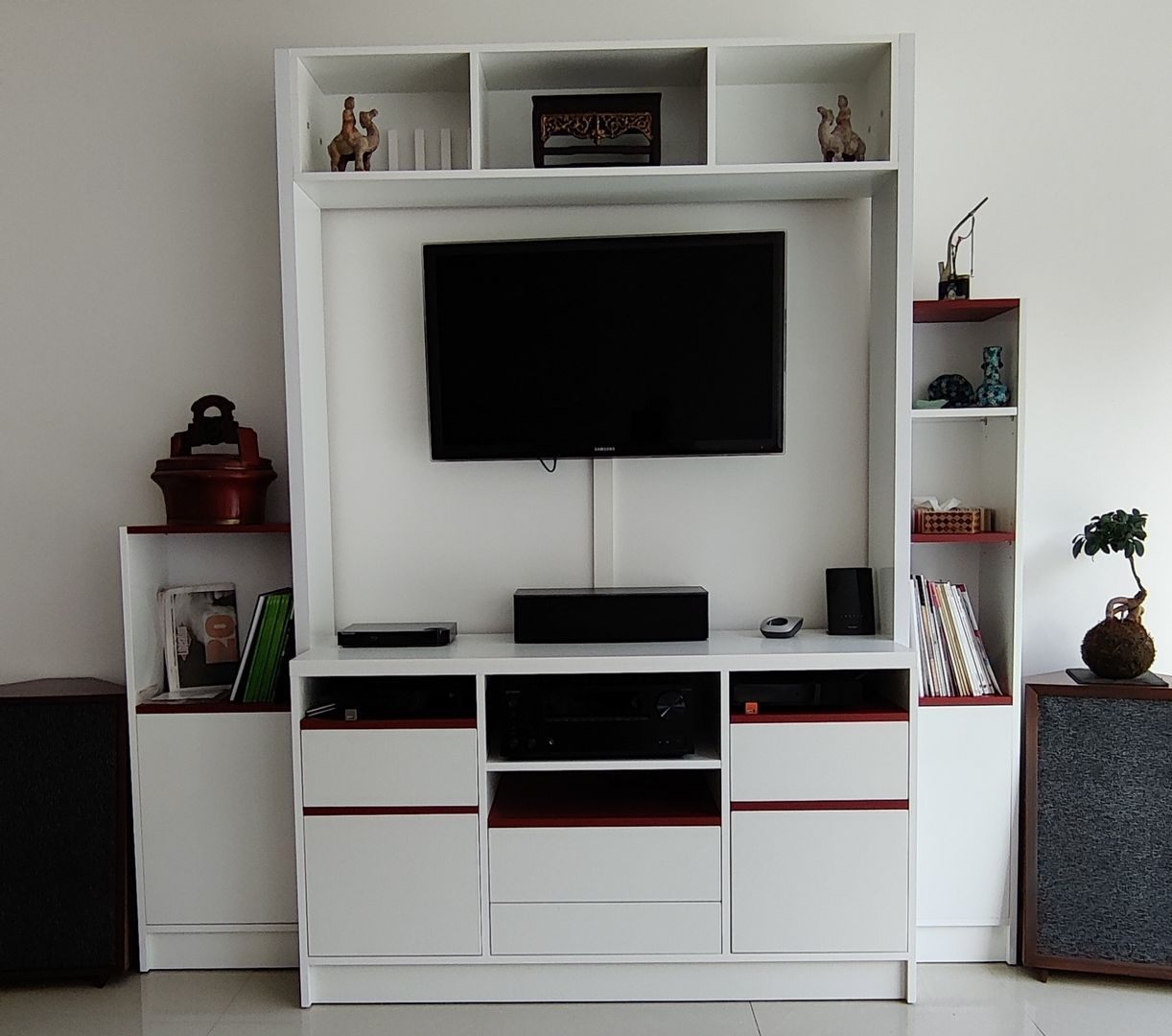 Meuble TV avec rangements modulable