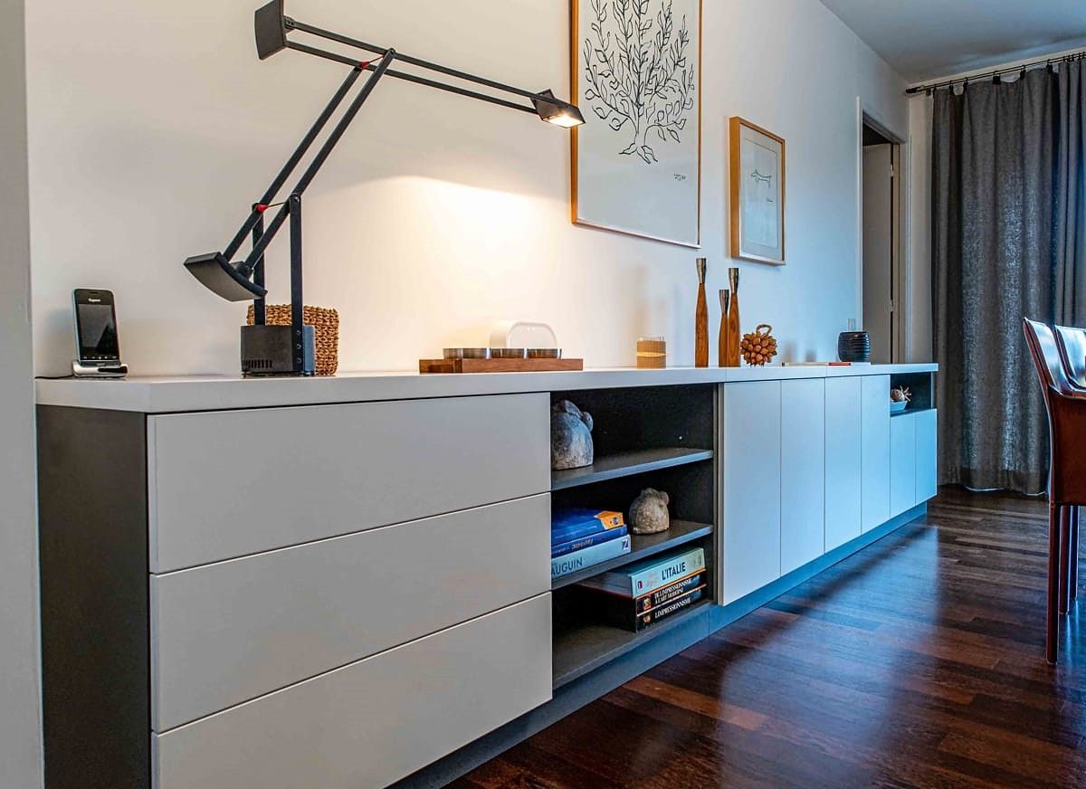 Long meuble bas sur mesure