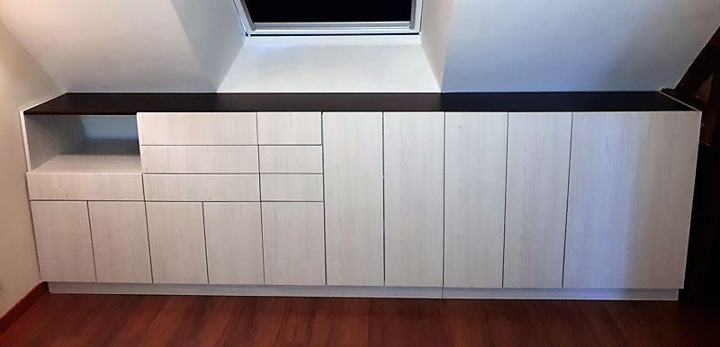 Meuble sous pente arrière 