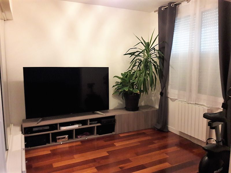 Meuble TV bas bicolore - Vue 1