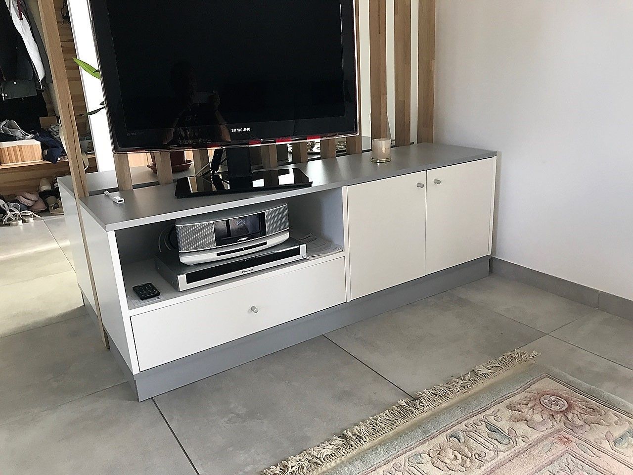 Meuble télé de séparation sur mesure