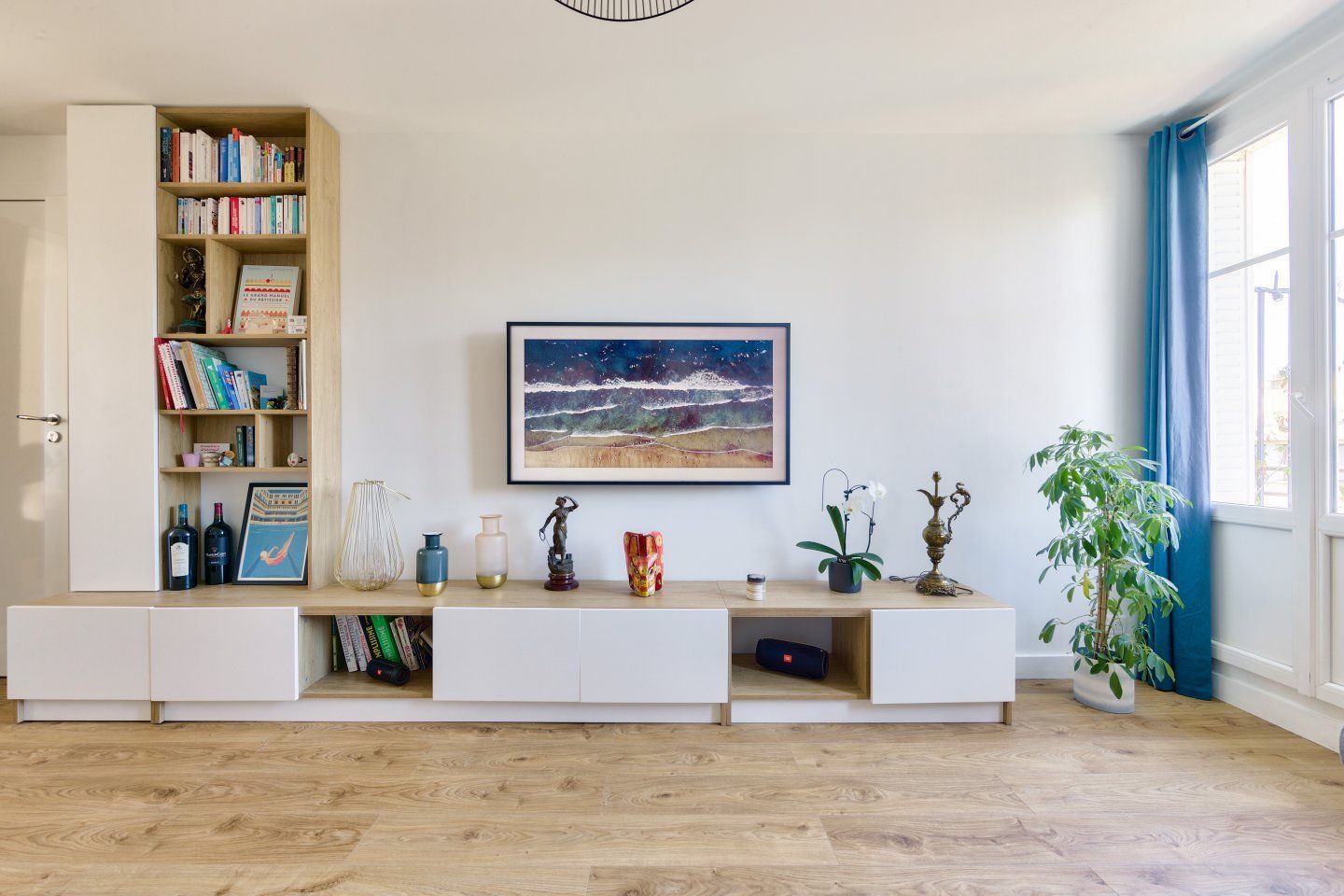 Meuble TV à hauteur variable sur mesure