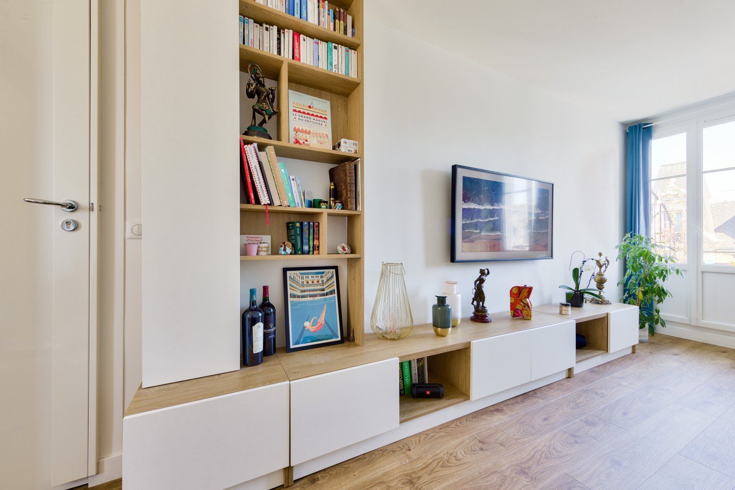 Meuble TV à hauteur variable sur mesure - Vue 1