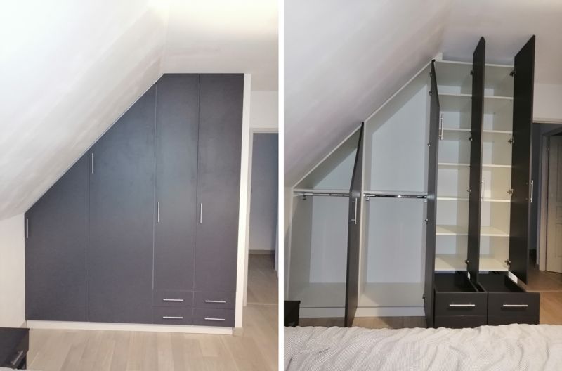 Dressing sous pente sur mesure - Vue 2