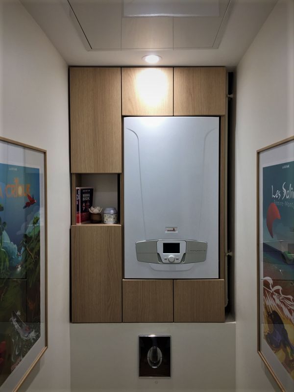 Encadrement chaudière, sur-meuble WC