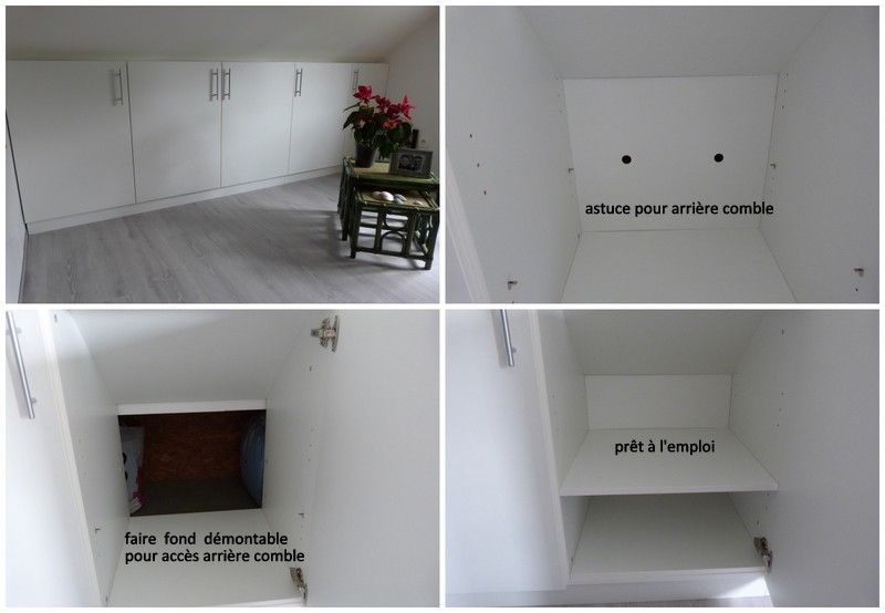Meuble sous combles sur mesure - Vue 1