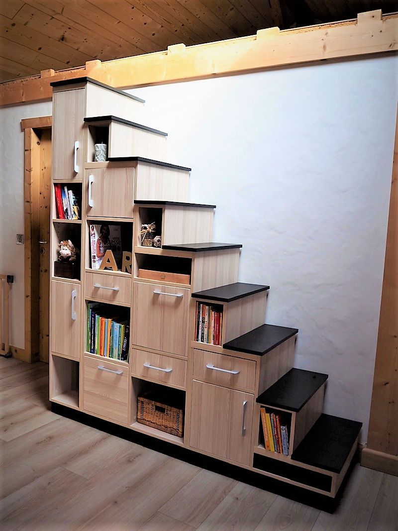 Petit meuble escalier sur mesure