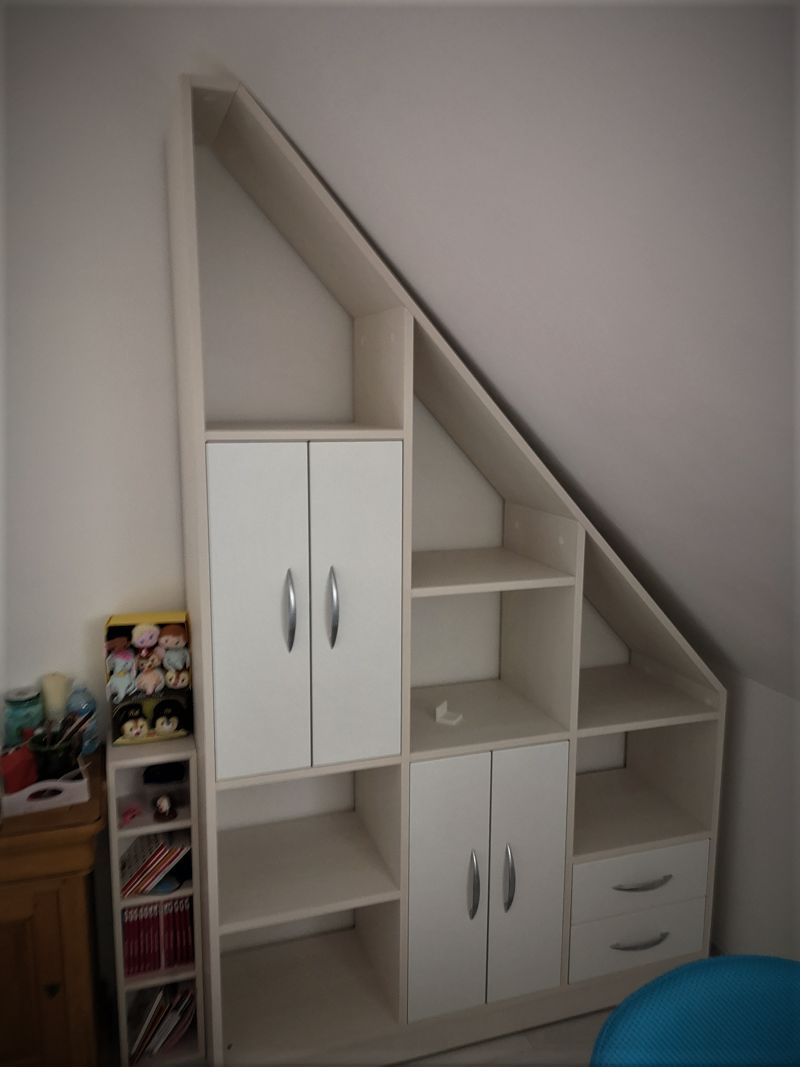 Placard sous pente sur mesure