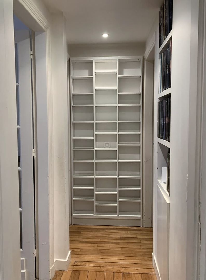 Etagère blanche sur mesure 