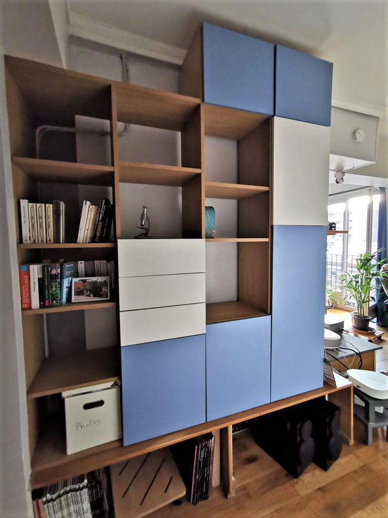 Meuble à hauteur variable sur mesure