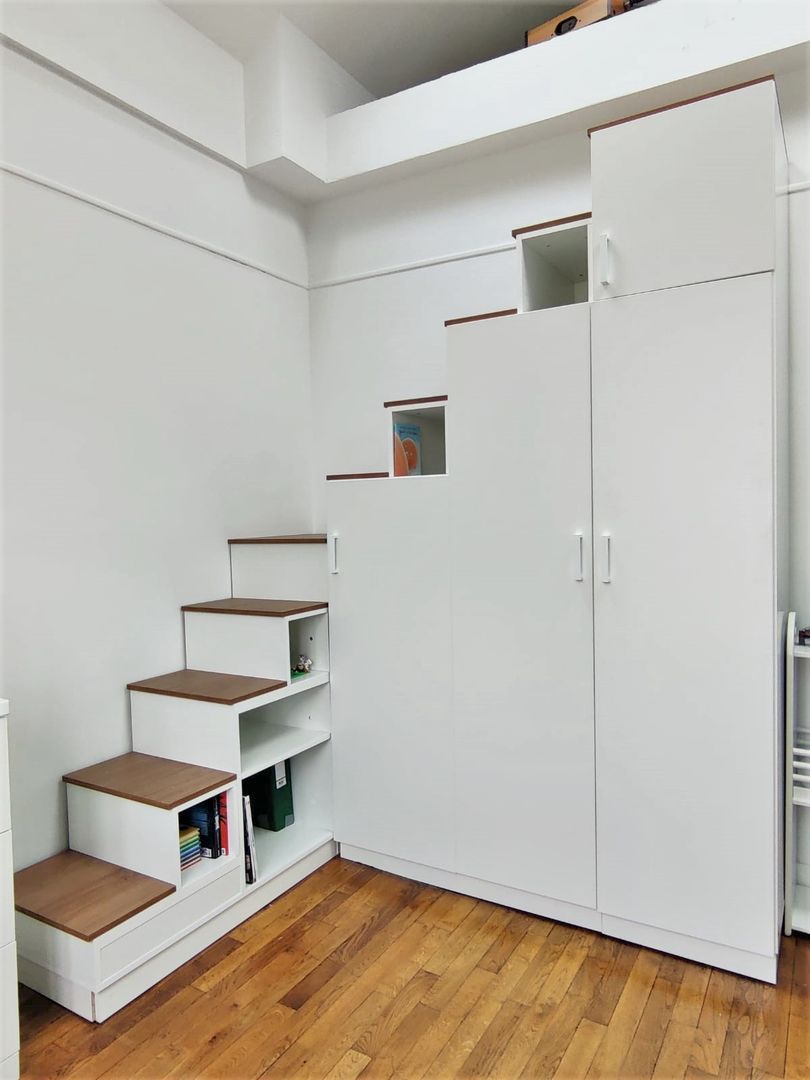 Meuble escalier quart tournant personnalisé