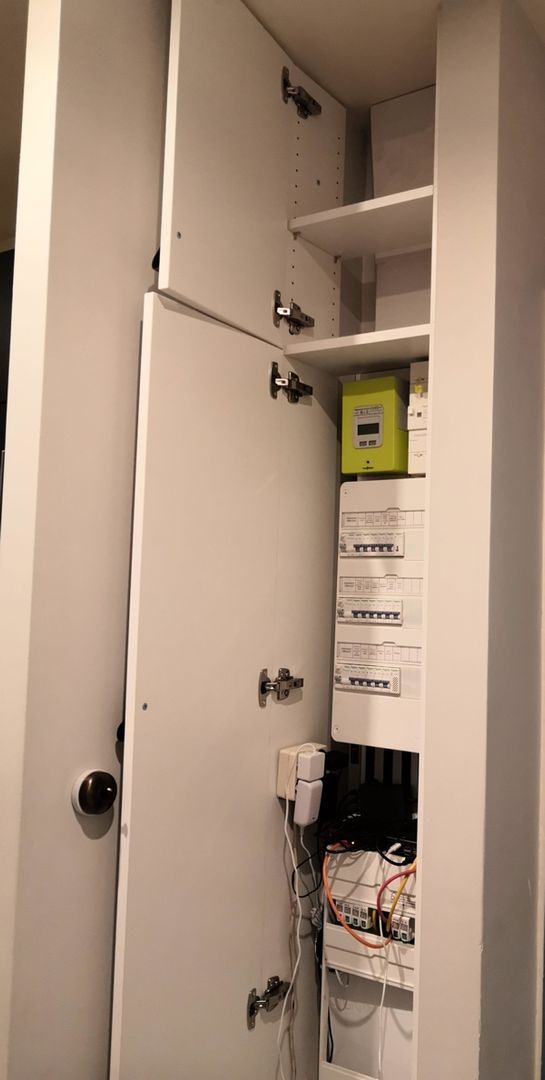 Cache compteur encastré sur mesure - Vue 2