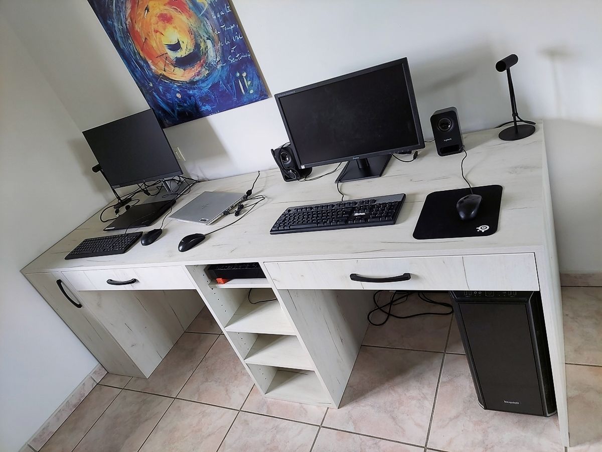 Double bureau sur mesure