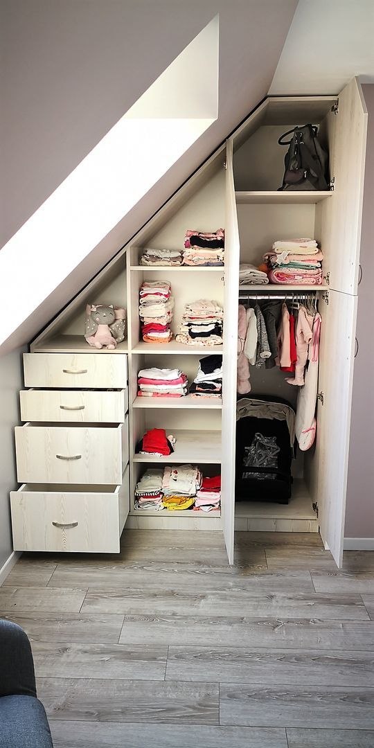 Dressing sous pente sur-mesure - Vue 1
