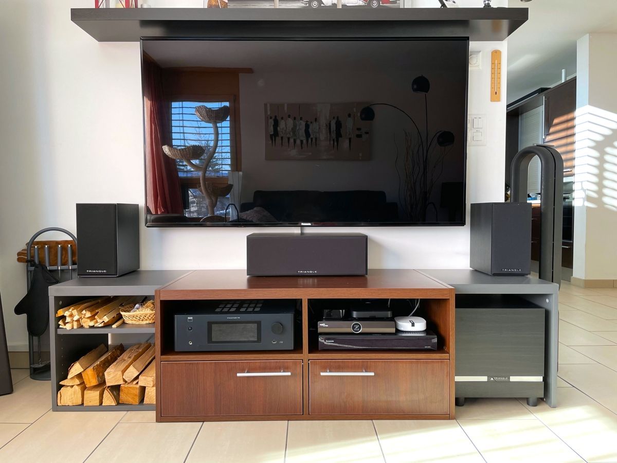 Meuble TV à profondeur variable
