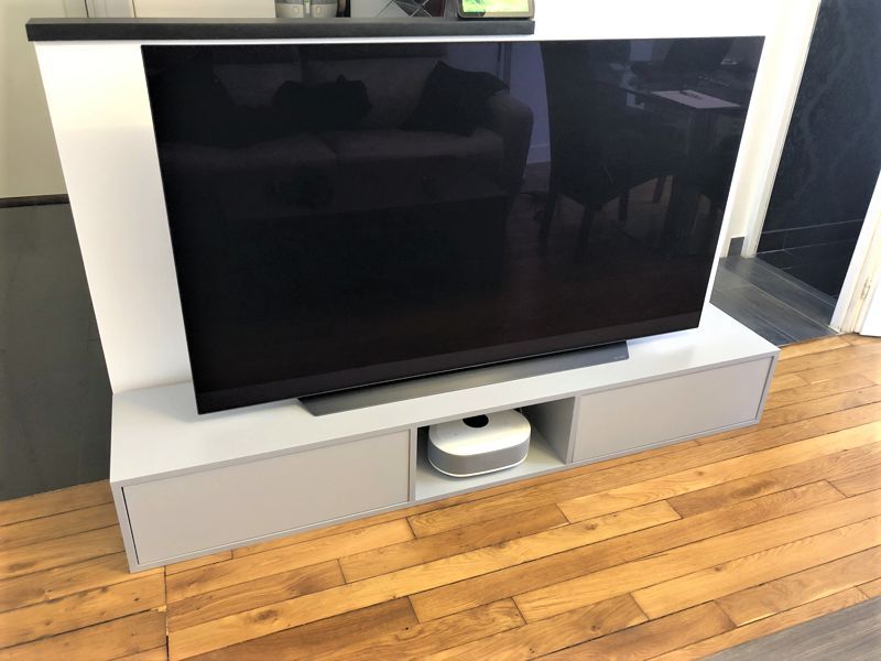 Meuble TV bas sur mesure