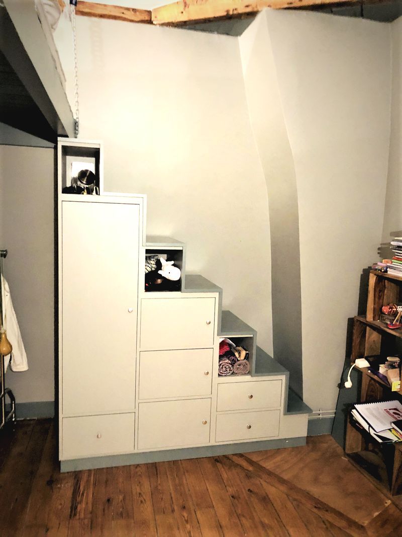 Petit meuble escalier sur mesure