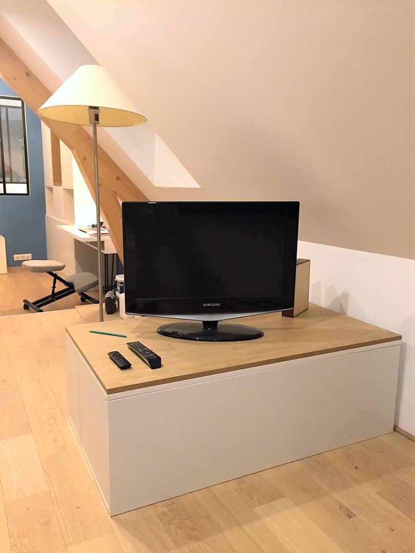 Banc meuble TV sur mesure