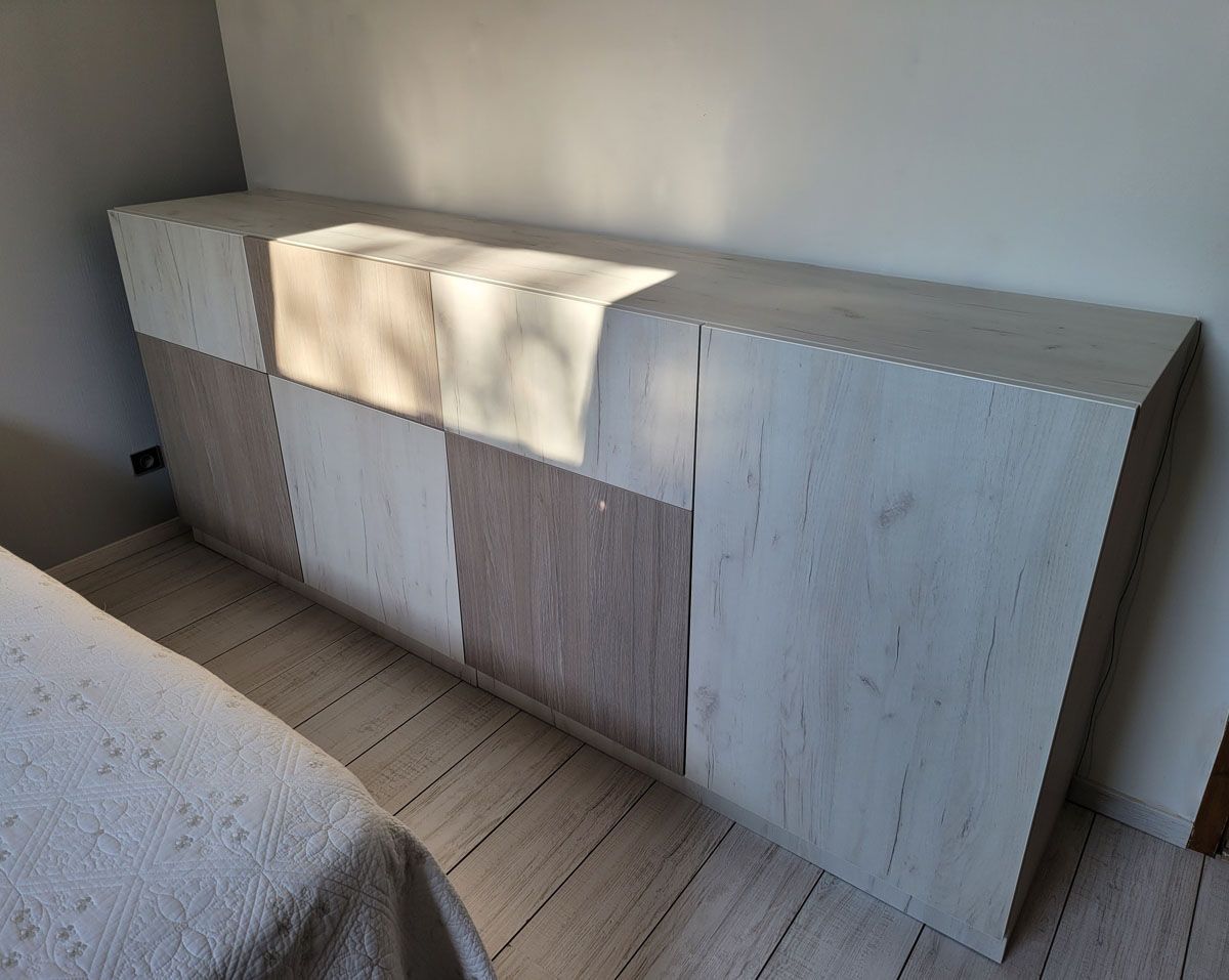 Commode sur mesure bicolore