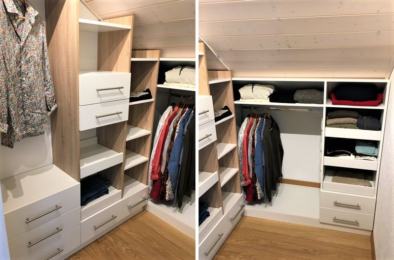Dressing sous pente sur mesure