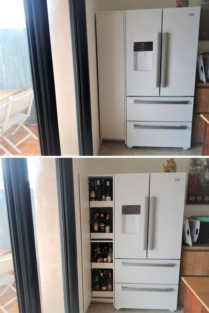 Extension de meuble rangement bouteilles