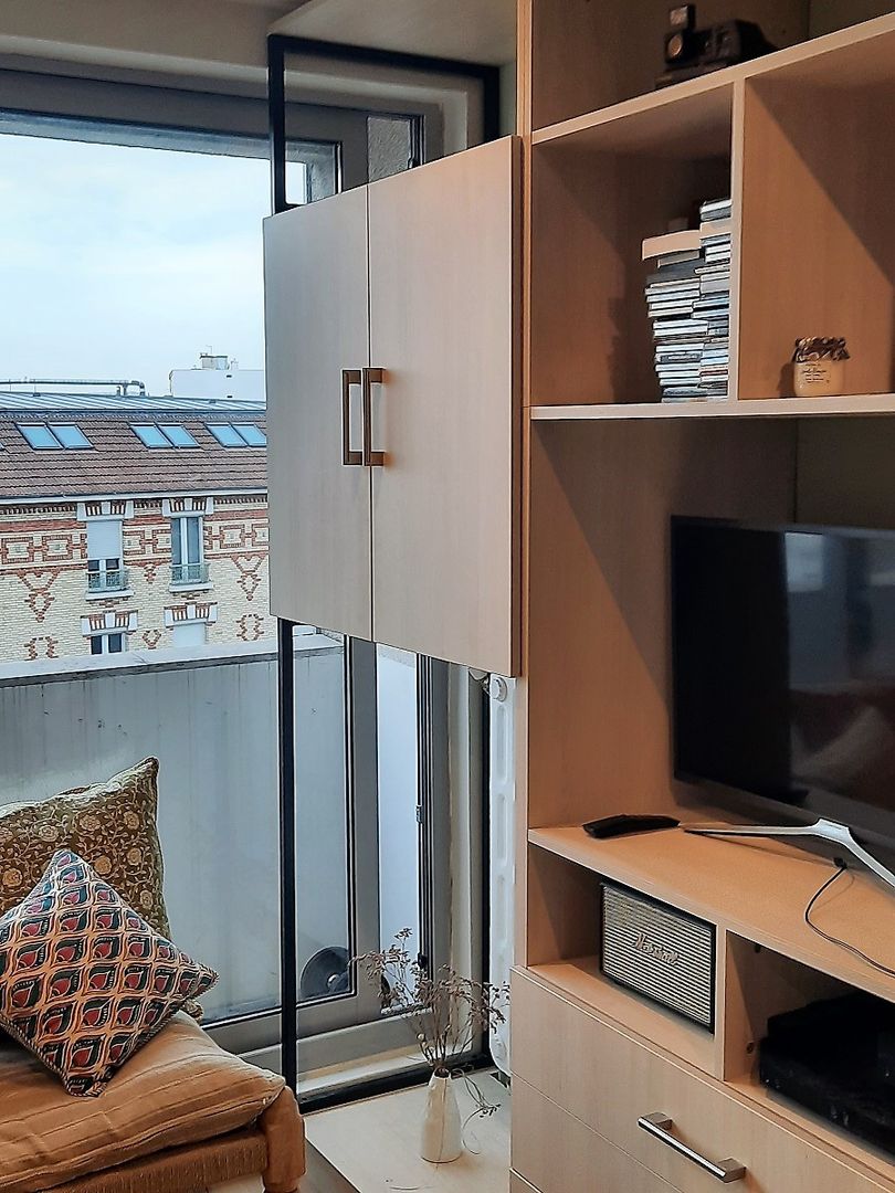 Meuble TV avec pied métallique  - Vue 3
