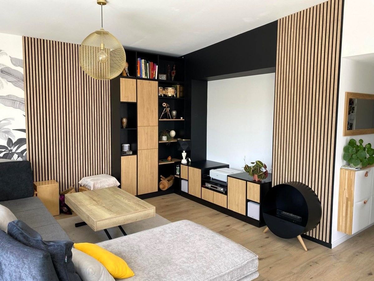 Aménagement en angle salon