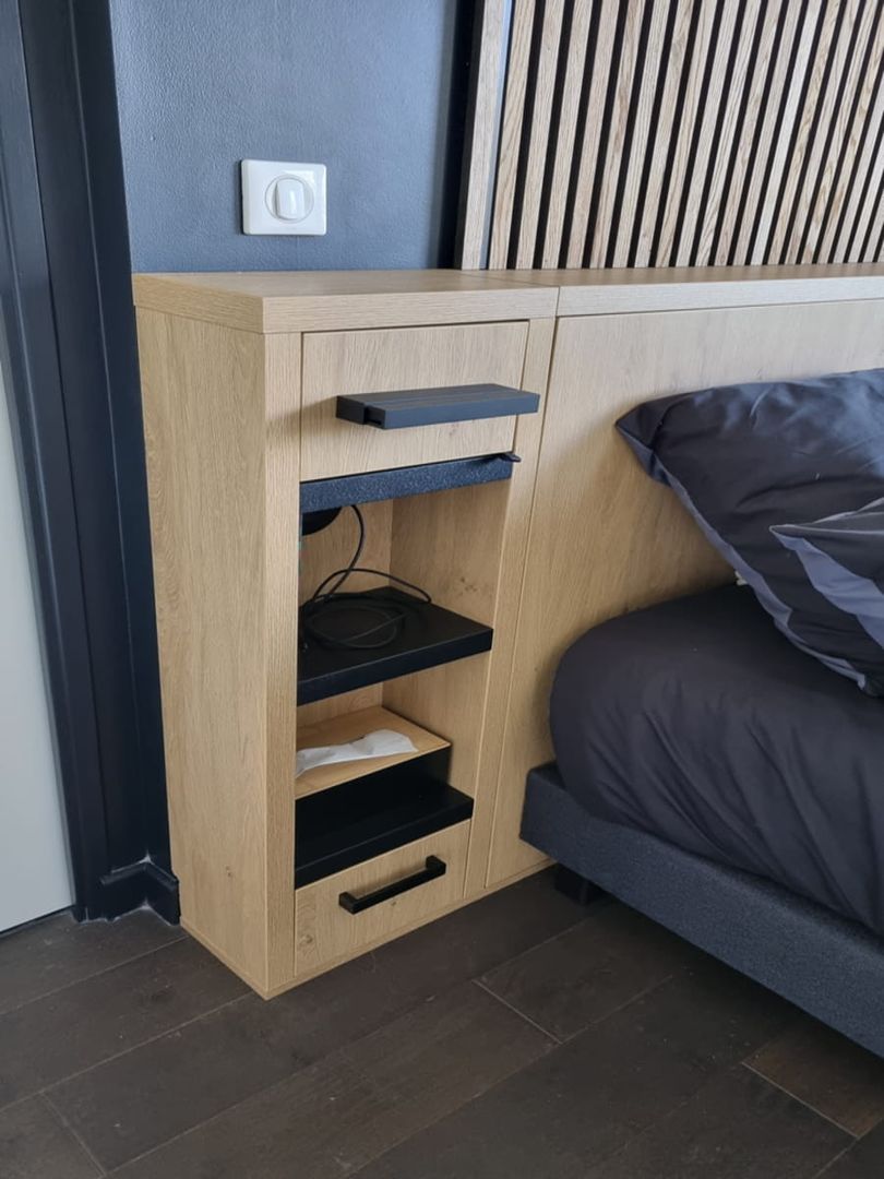 Meuble sur mesure tête de lit - Vue 2