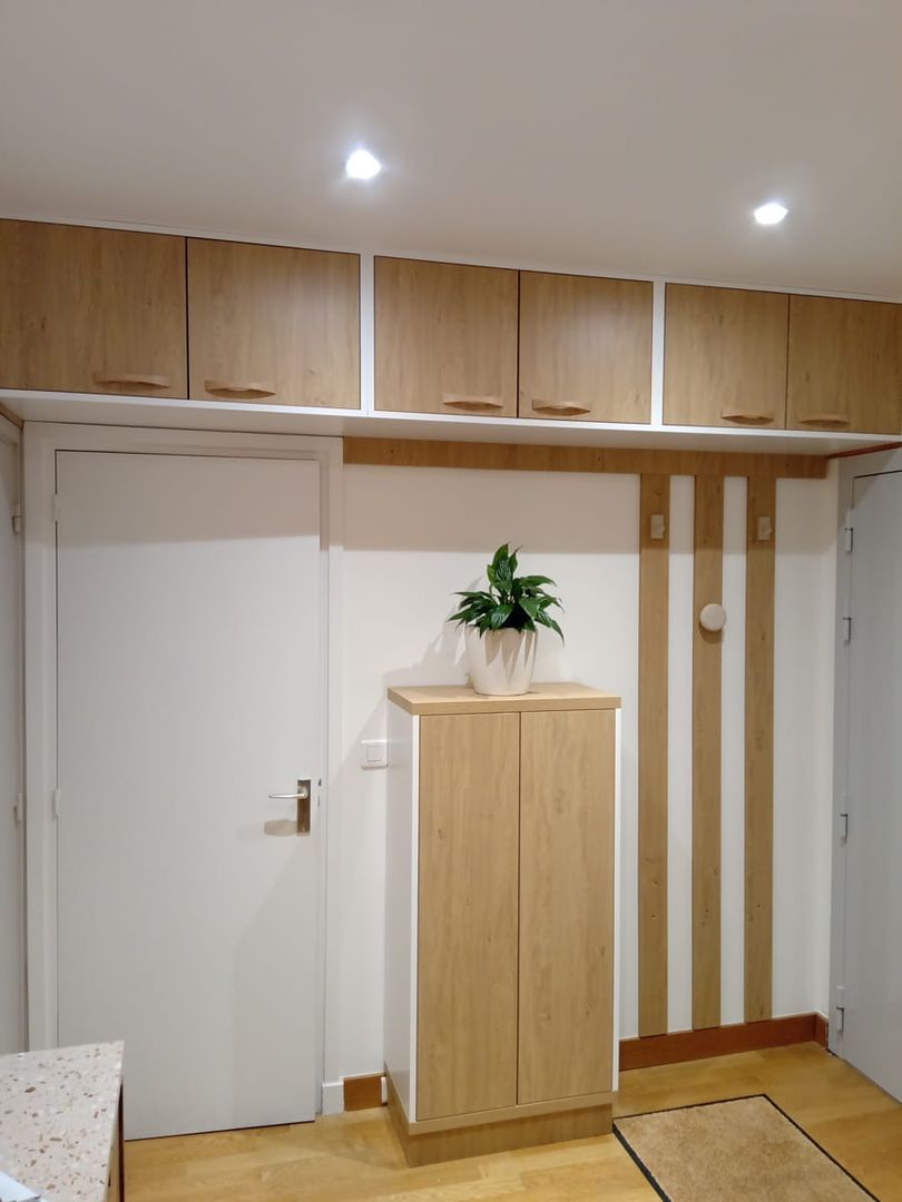 caissons hauts et armoire 